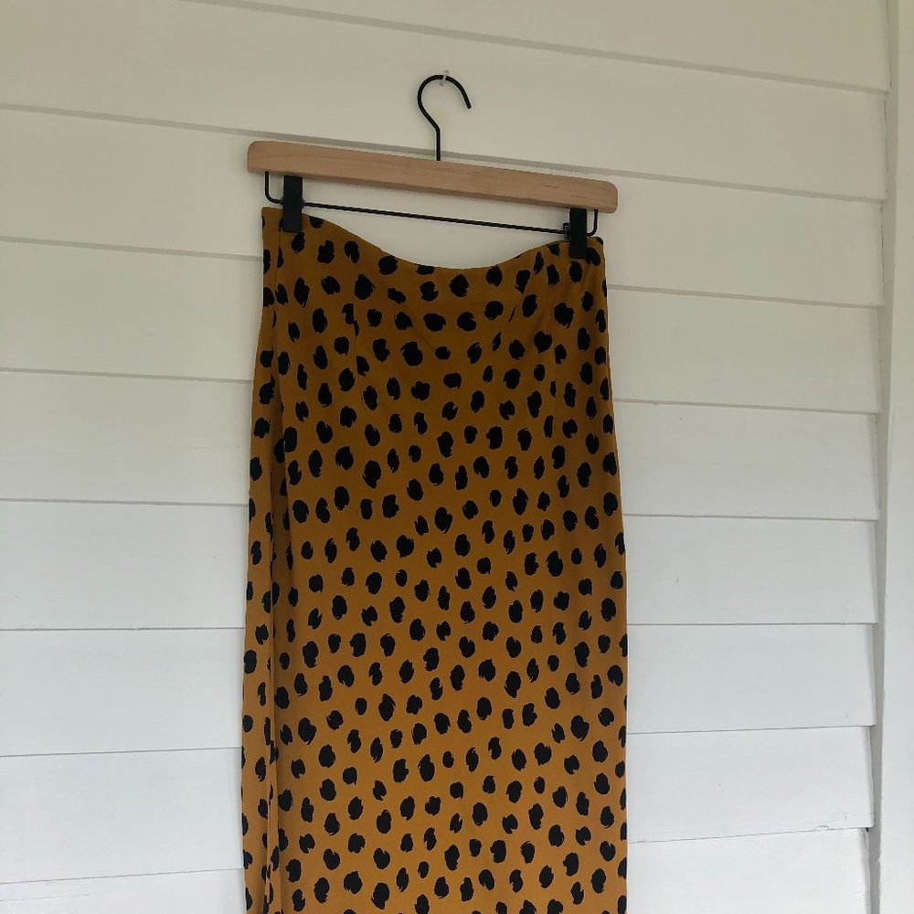 NWT Madewell - Midi Slip Skirt in Painted Spot